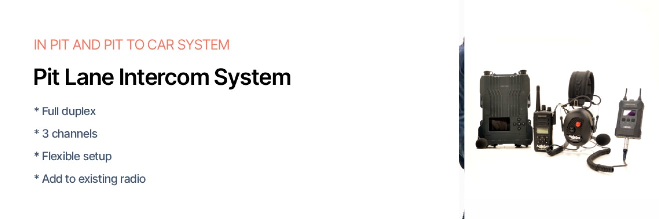 Pit Lane Intercom System